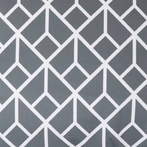 Geometrisches Outdoor Kissen, 4pk Grau - Kunststoff - 43 x 11 x 11 cm