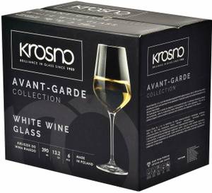 Krosno Avant-Garde Verres à vin blanc Verre - 9 x 23 x 9 cm