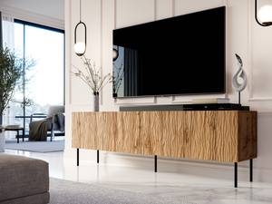 Meuble TV JUNGLE 190x60x41 Beige - Noir