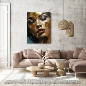 Image PORTRAIT De Femme Visage Glamour 20 x 30 x 30 cm