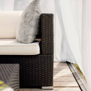 Sitzgruppe NAPUS (2-tlg) Beige - Braun - Rattan