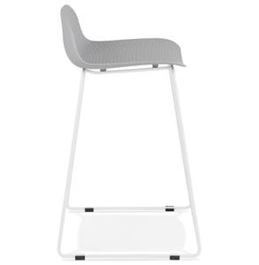 Tabouret De Bar BABYLOS Gris - Blanc