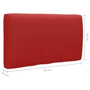 Paletten Ecksofa 3016504-5 Schwarz - Rot