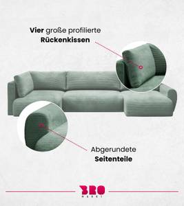 Ecksofa PATI Maxi Grün