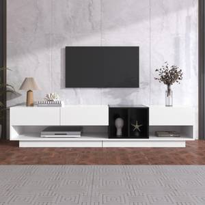 Buffet TV Neptunus Ⅵ Blanc brillant - Blanc