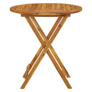 Table de jardin Marron - Bois massif - Bois/Imitation - 70 x 75 x 70 cm