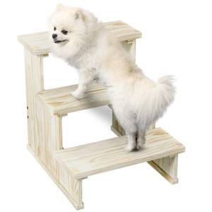 Hundetreppe D06-199V00ND Braun - Massivholz - 47 x 45 x 40 cm