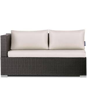 Sitzgruppe NAPUS (2-tlg) Beige - Braun - Rattan