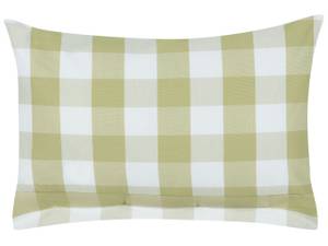 Coussin décoratif TAMNINE Vert - Vert clair - Blanc - 40 x 60 cm - Nombre de pièces dans le lot : 2