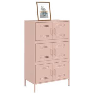 Highboard DE6194 Pink - Metall - 39 x 113 x 68 cm