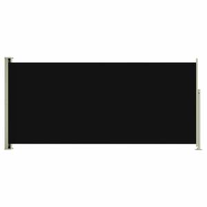 Auvent latéral Noir - Textile - 300 x 140 x 1 cm