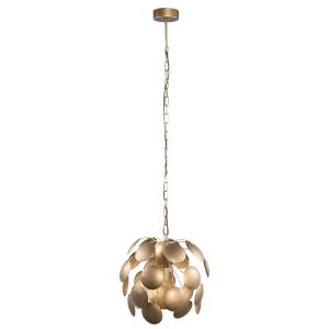 Lampe suspendue Dotta Marron - Métal - 50 x 146 x 50 cm