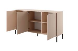 Kommode DASTI Beige - Holzwerkstoff - 154 x 82 x 40 cm