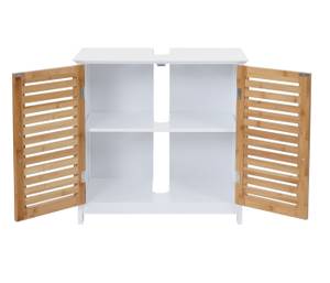 Waschbeckenunterschrank B41 Braun - Bambus - 60 x 60 x 30 cm