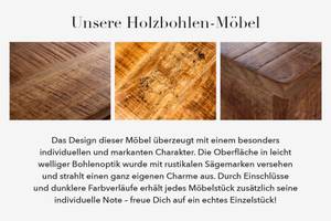 Beistelltisch FACTORY Braun - Massivholz - 40 x 45 x 40 cm