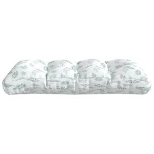 Coussin de palette 3005776-2 Blanc - Textile - 40 x 12 x 120 cm