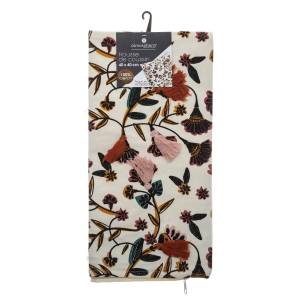 Kissenbezug GYPSYmit Pompons Textil - 20 x 1 x 40 cm
