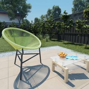 Garten-Acapulco-Stuhl Poly-Rattan vidaXL Garten-Acapulco-Stuhl Poly-Rattan Grün