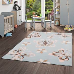 Kinder Teppich Trendline Schmetterling Blau - Textil - 185 x 1 x 270 cm