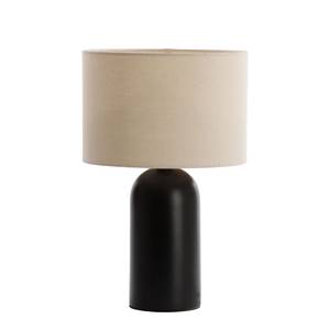 Lampe de Table Evin Noir - Textile - 30 x 47 x 30 cm