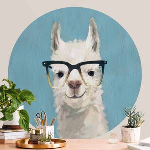 Lama mit Brille IV 225 x 225 cm