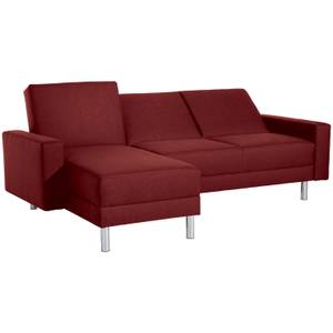 Just Fashion Funktionssofa mit Hocker Rot