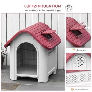 Hundehütte D02-065 Kunststoff - 75 x 66 x 59 cm