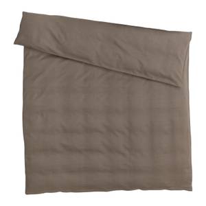 housse de duvet SATIN-SEERSUCKER Mauve - 240 x 240 cm