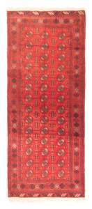 Turkaman - 196x83cm Rot - Naturfaser - 83 x 1 x 196 cm