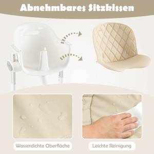 4 in 1 Babystuhl, Babyhochstuhl Beige