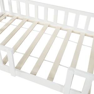 Lit d'enfant Sisimiut avec Matelas Blanc - 206 x 140 x 96 cm