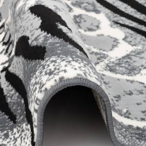 Designer Teppich Samba Modern Safari Grau - Textil - 80 x 1 x 150 cm