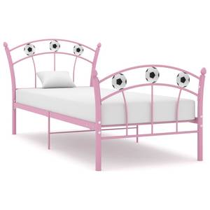 Bettrahmen 3010033 Pink - Metall - 96 x 101 x 208 cm