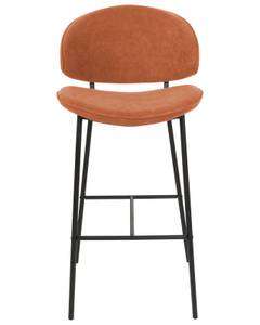 Tabouret de bar KIANA Noir - Orange