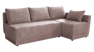 Ecksofa Nestor Cord Rosé - Ecke davorstehend rechts