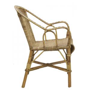 Fauteuil en manau et rotin Victor Marron - Rotin - 60 x 81 x 60 cm