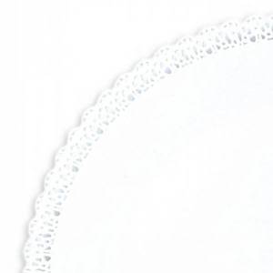 Spitze Tablett Weiß - Kunststoff - 32 x 10 x 32 cm