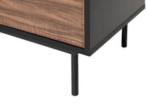 Sideboard OKLAND Schwarz - Eiche Dunkel