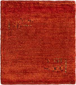 Tapis Gabbeh XLIX Rouge - Textile - 45 x 1 x 50 cm