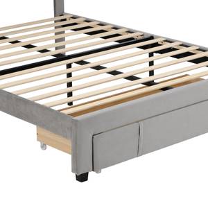 Doppelbett Apollo Ⅶ Grau