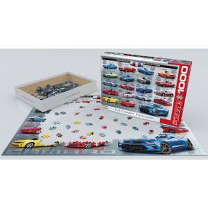 Puzzle Chevrolet The Camaro Evolution Papier - 26 x 6 x 36 cm