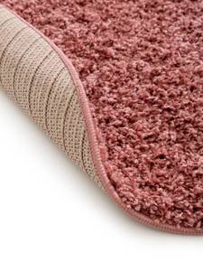 Tapis à poils longs Soho Rose clair - Diamètre : 80 cm