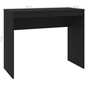 Schreibtisch 299272 Schwarz - Holzwerkstoff - 40 x 72 x 90 cm