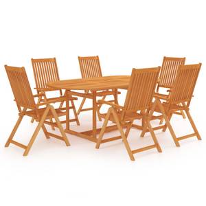 Garten-Essgruppe (7-teilig)  3059528 Braun - Massivholz - Holzart/Dekor - 90 x 75 x 150 cm