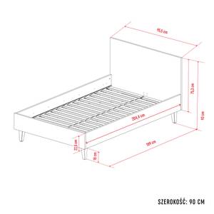 Einzelbett CONCEPT Tiefe: 95 cm