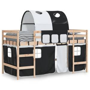 Kinderhochbett mit Tunnel D4779 Khaki - 90 x 190 cm