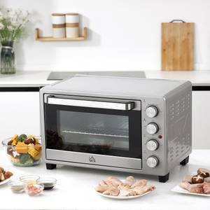 Minibackofen 800-087SR Silber - Metall - 39 x 34 x 53 cm