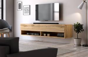 TV-Lowboard Gao Braun - Holzwerkstoff - 140 x 31 x 33 cm