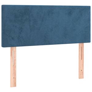 Lit à sommier tapissier 3017290-2 Bleu foncé - Largeur : 100 cm