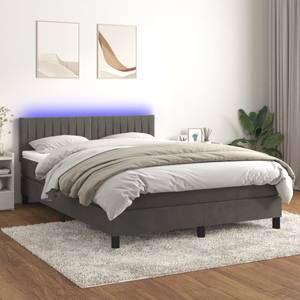 Boxspringbett 3017268-14 Dunkelgrau - 144 x 203 cm